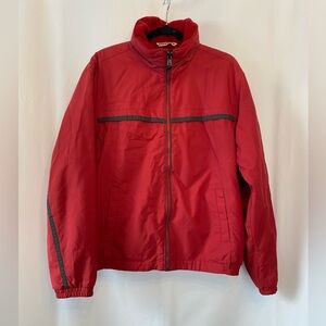 Vintage Pacific Trail Outdoor Wear Men's Red Fleece Lined Bomber Jacket Medium